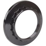 EKP10-02-02-K02, Кольцо абажурное для патрона Е27 пластик черный индивидуальный пакет