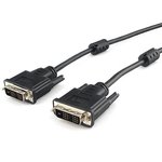 Кабель DVI-D single link Cablexpert CC-DVIL-BK-6, 19M/19M, 1.8м, CCS, черный, экран, феррит.кольца, пакет