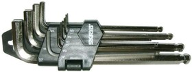 Шестигранные ключи 1,5-10 мм 9шт. короткие 44720