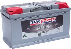 6СТ100(0) SMF60049, Аккумулятор MACPOWER 100А/ч обратная полярность