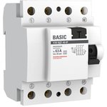 Protective shutdown device RCD VDT-40 4P 63A/ 30mA electronic Basic elcb-4-63- ...