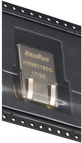 HR961160C, Разъем RJ45 для поверхностного монтажа с портом 1x1 с магнитным модулем и светодиодом для приложений 10 / 100Base-TX