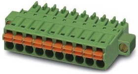 1966143, Pluggable Terminal Blocks 7 Pos 3.5mm pitch Plug 24-16AWG Spring