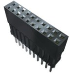 ESQ-104-14-G-D, ESQ Series Vertical Through Hole Mount PCB Socket, 8-Contact ...