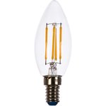 Светодиодная лампа Форма свеча Серия Air LED-C35-6W/WW/E14/CL GLA01TR UL-00002196