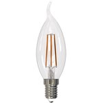 Светодиодная лампа Форма свеча на ветру LED-CW35-11W/4000K/E14/CL PLS02WH UL-00005171