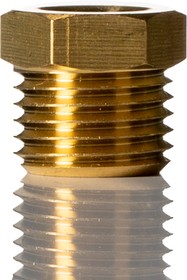 Фото 1/4 180010500, M10 x 1 Brass Tubing Nut for 5mm