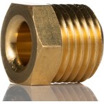 180010500, M10 x 1 Brass Tubing Nut for 5mm