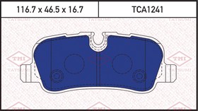 Фото 1/2 TCA1241, Колодки тормозные дисковые LAND ROVER Discovery/Range Rover/Range Rover Sport 04-