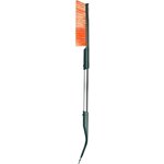 Щетка для снега ls281 оранжево-зеленая, со съемным скребком, 76 см 47013