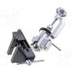 GV-190, Тиски, сплав алюминия, Ширина губок: 74мм, с шаровым шарниром