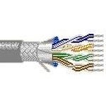 8104 060100, Multi-Conductor Cables 24AWG 4PR SHIELD 100ft SPOOL CHROME