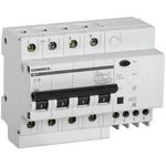 Выключатель автоматический дифференциального тока АД14 4п 10А C 10А тип AC (6,5 ...