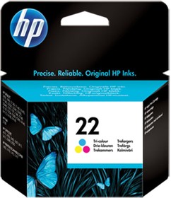 Фото 1/5 Картридж струйный HP (C9352AE) Deskjet 3920/3940/ officeJet4315/4355, №22, цветной, оригинальный