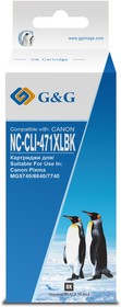Фото 1/3 Картридж струйный G&G NC-CLI-471XLBK фото черный (10.8мл) для Canon TS5040/MG5740/ MG6840/MG7740