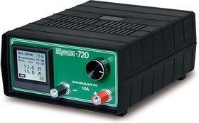 Зарядное устройство Кулон-720 6/12 В 15 А ручная регулировка блок питания ЖКдисплей