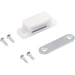 Защелка мебельная магнитная НОРА-М №4 - Белый