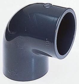 721100105, 90° Elbow PVC Pipe Fitting, 16mm