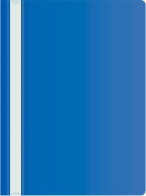 Фото 1/5 Папка-скоросшиватель Buro -PSE20BU/BLUE A4 прозрач.верх.лист пластик синий 0.11/0.13