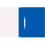 Папка-скоросшиватель Buro -PSE20BU/BLUE A4 прозрач.верх.лист пластик синий 0.11/0.13