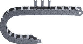 Фото 1/3 2700.07.075.0, 2700, e-chain Black Cable Chain - Flexible Slot, W91 mm x D50mm, L1m, 75 mm Min. Bend Radius, Igumid G