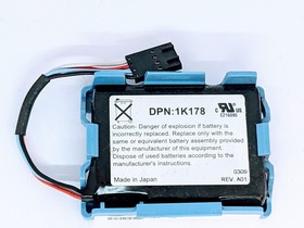 Аккумуляторная батарея 13JPJ, 1K178, C0887 для RAID-контроллера Dell