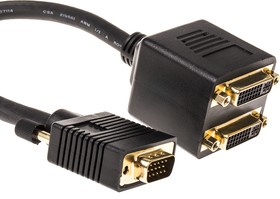 AV Adapter, Male VGA to Female DVI-I