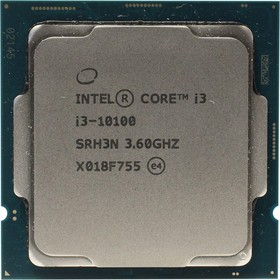 Фото 1/8 Процессор Intel Core i3-10100 s1200 OEM (CM8070104291317)