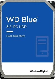 Фото 1/6 Жесткий диск WD Blue 6Tb 3,5 5400RPM 256MB SATA(WD60EZAX)