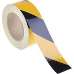 Black/Yellow Reflective Tape 50mm x 25m