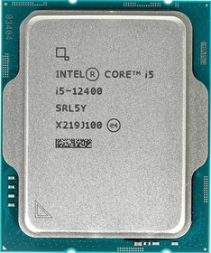 Фото 1/2 Процессор Intel Core i5-12400 S1700 OEM 2.5G (CM8071504650608)_вп