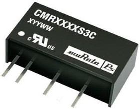 CMR0515S3C, Isolated DC/DC Converters - Through Hole 0.75W 5VIN 15VOUT 25MA