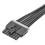 145130-0700, Rectangular Cable Assemblies Nano-Fit 75mm Cbl SR 7Ckt Blk
