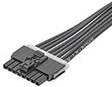 Фото 1/2 145130-0810, Rectangular Cable Assemblies Nano-Fit 1m Cbl SR 8Ckt Blk