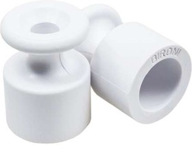 Изолятор ОП пластик бел. (уп.100шт) Bironi B1-551-21-100