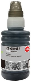 Фото 1/6 Чернила Cactus CS-GI490BK черный 100мл для Canon Pixma G1400/G2400/G3400
