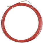 Протяжка кабеля 3.5мм*70м кр., СП, Протяжка кабельная (мини УЗК в бухте) , стеклопруток, 3.5 мм х 70 м, красная