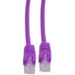 Патч-корд UTP Cablexpert кат.5e, 5м, литой, многожильный (фиолетовый)