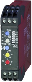 ICC 230Vac, Current Monitoring Relay, 1 Phase, DPDT, DIN Rail