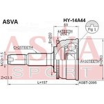 HY-14A44, ШРУС наружный 30x50x25