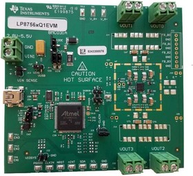 LP87563Q1EVM, Power Management IC Development Tools Triple Output 8-A + 4-A + 4-A Buck Converters With Integrated Switches Evaluation Module