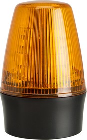 Фото 1/2 LEDS100-01-01, LEDS100 Series Amber Flashing Beacon, 10 → 17 V ac/dc, Surface Mount, LED Bulb, IP65