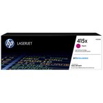 Картридж лазерный HP 415X W2033X пурпурный (6000стр.) для HP LJ M454/MFP M479