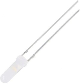 Фото 1/2 OSM5DK6CF2A, LED; 3mm; white warm; 750?1120mcd; 150°; Front: convex; 2.7?3.4V