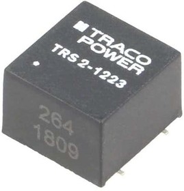Фото 1/3 TRS 2-1223, Isolated DC/DC Converters - SMD 2W 9-18Vin +/-15V +/-67mA SMD Iso Reg