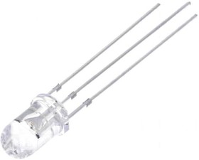 Фото 1/3 OSYPMC5B31A-12V, LED; 5mm; yellow/green; 30°; Front: convex; 12?15V; Pitch: 2.54mm