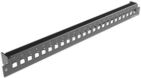 Панель лицевая для установки 24 адаптеров LC-Duplex/SC-Simplex 1U черн. DKC RNFP24SCDLC