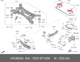 55513F1000, Втулка стабилизатора