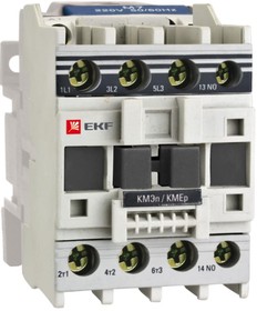 Малогабаритный контактор КМЭп, 9А, 220В, DC, 1NO, PROxima ctr-s-9-220-p