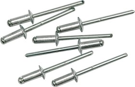 Заклёпки алюминиевые (50 шт; 9.6x4.8 мм) 70490